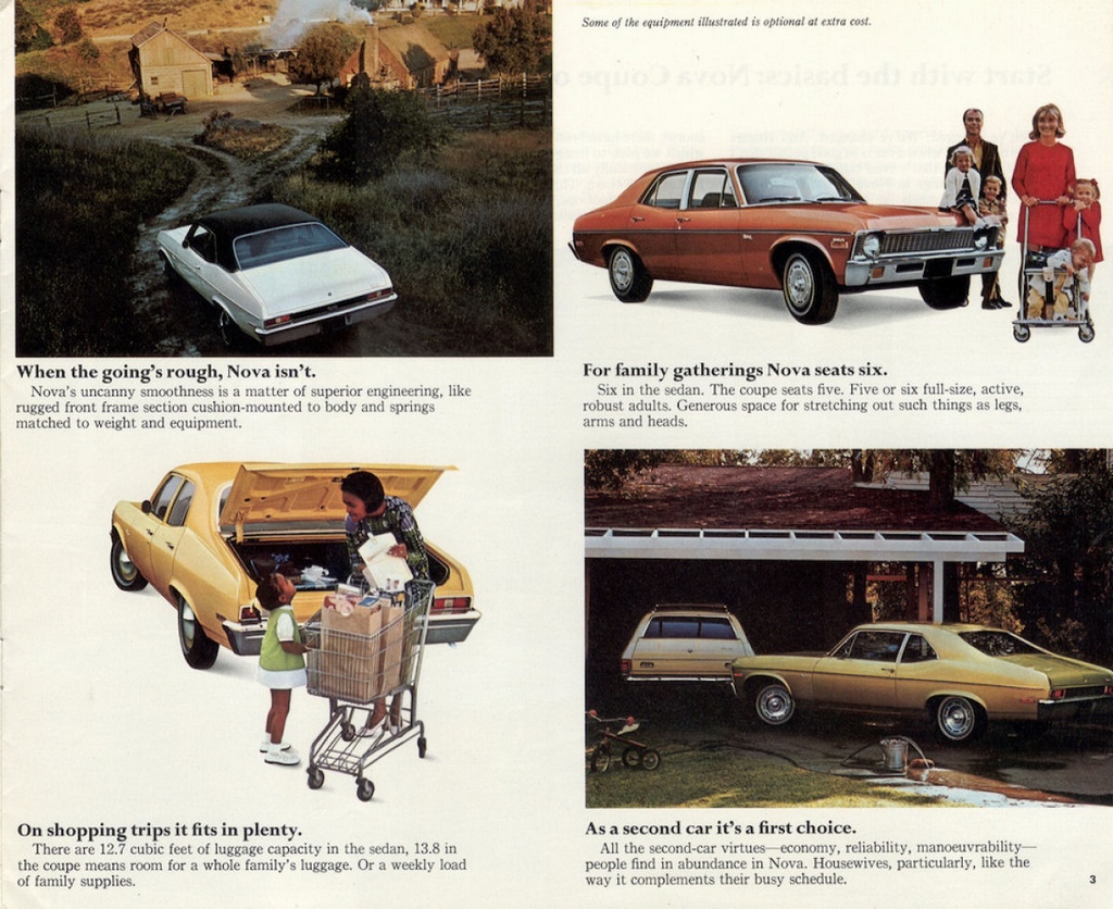 1971 Chevrolet Nova Canadian Brochure Page 5